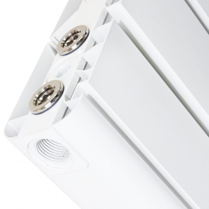 Радиатор алюминиевый Global Sebino 500 6 секции боковое подключение (белый RAL 9010) SE05001006