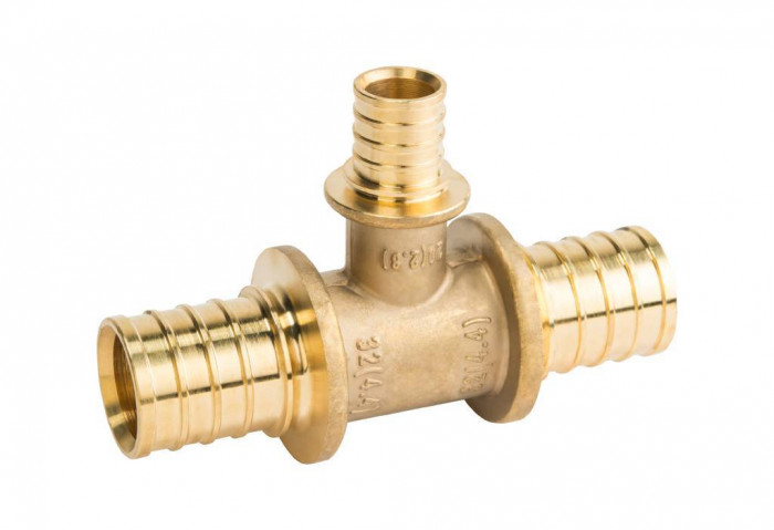 STOUT Тройник переходной 25x20x25 для труб из сшитого полиэтилена аксиальный