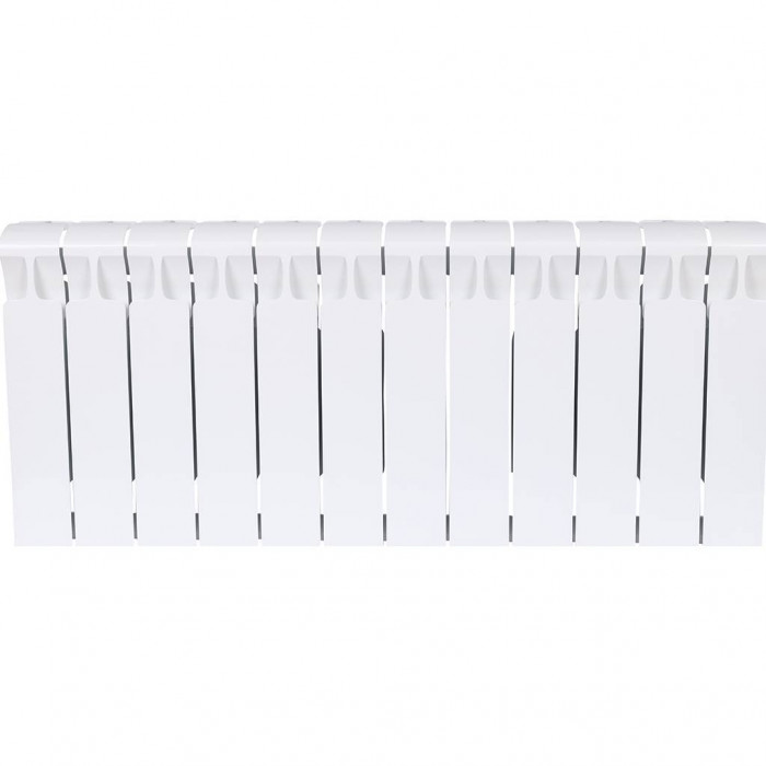 Биметаллический радиатор RIFAR MONOLIT 350, 12 секций, боковое подключение, белый