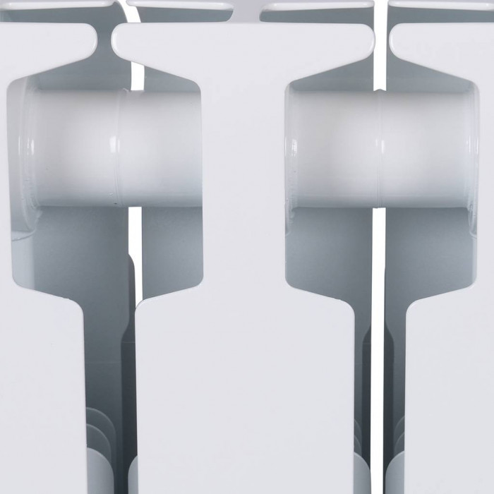 Биметаллический радиатор RIFAR MONOLIT 350, 12 секций, боковое подключение, белый