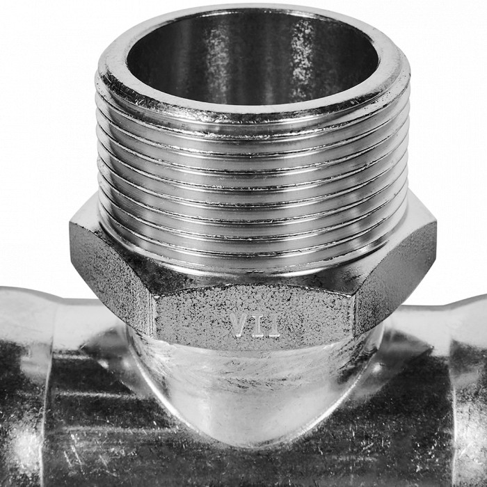 ROMMER RSS-0016-042114 ROMMER Тройник-переходник-НР, 42х1 1/4, из нержавеющей стали прессовой