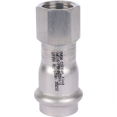 Sanha 9270G пресс-фит. нерж.сталь, муфта перех.ВПр-ВР, 22x1/2