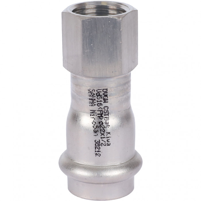 Sanha 9270G пресс-фит. нерж.сталь, муфта перех.ВПр-ВР, 22x1/2