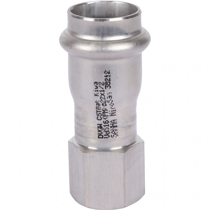 Sanha 9270G пресс-фит. нерж.сталь, муфта перех.ВПр-ВР, 22x1/2