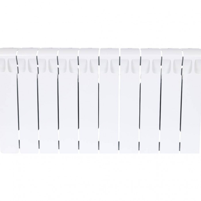 Биметаллический радиатор RIFAR MONOLIT 350, 10 секций, боковое подключение, белый