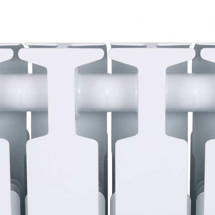 Биметаллический радиатор RIFAR MONOLIT 350, 10 секций, боковое подключение, белый