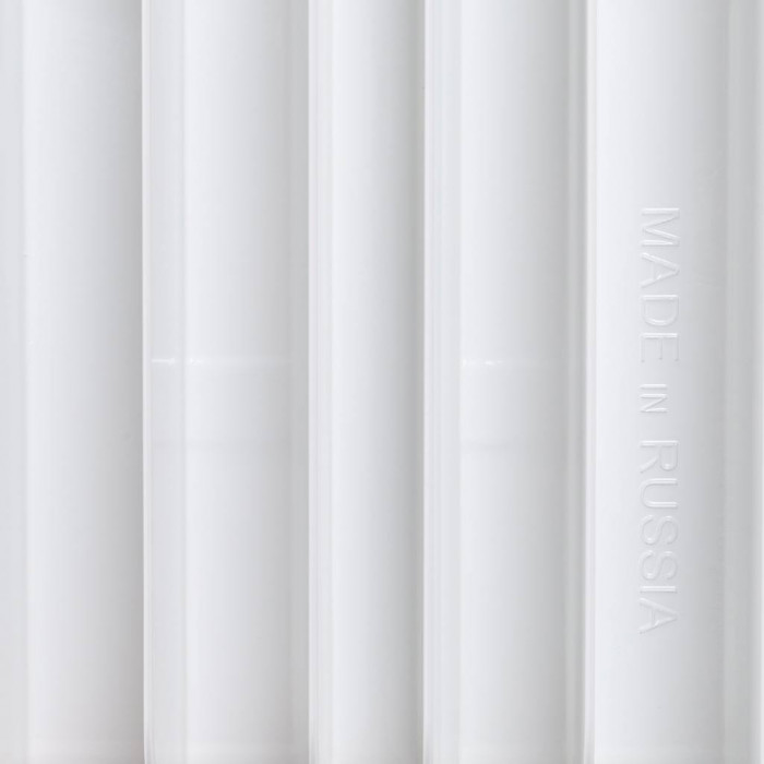 Биметаллический радиатор RIFAR MONOLIT 350, 10 секций, боковое подключение, белый