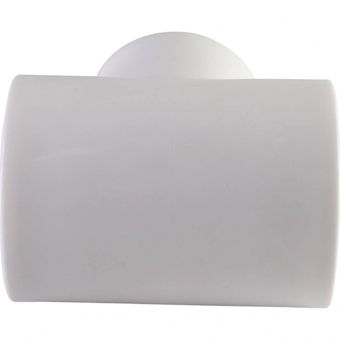 Политэк 50х40х50 Тройник переходной для полипропиленовых труб под сварку (цвет белый)