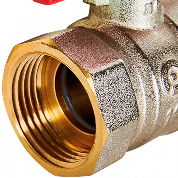 Кран шаровой с американкой ROMMER ВР/НР, ручка бабочка 1