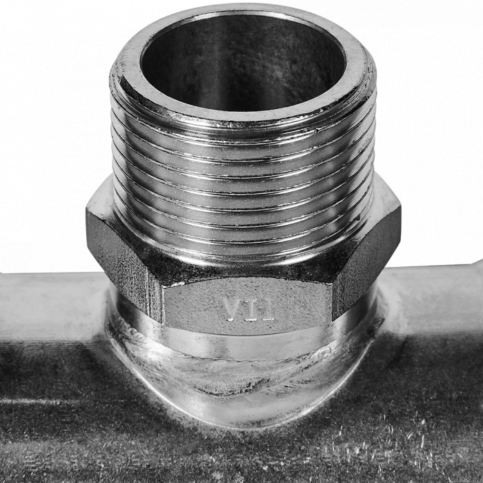 ROMMER RSS-0016-000541 ROMMER Тройник-переходник-НР, 54х1, из нержавеющей стали прессовой