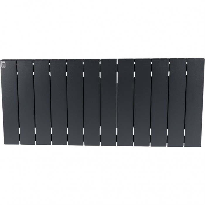 Биметаллический радиатор RIFAR SUPReMO 350, 12 секций, боковое подключение, черный