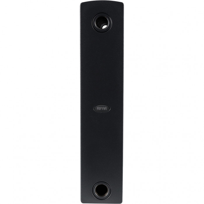 Биметаллический радиатор RIFAR SUPReMO 350, 12 секций, боковое подключение, черный