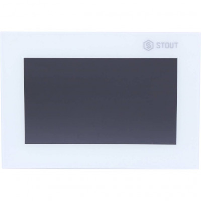 STOUT Проводная контрольная панель управления M-7, белая