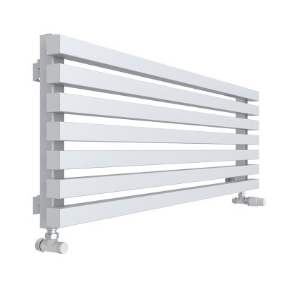 Стальной трубчатый радиатор KZTO (КЗТО) QUADRUM 40 H 300-3 Белый муар, 3 секций, нижнее подключение