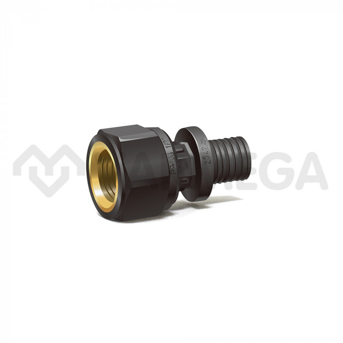 Муфта переходная (переходник) с внутренней резьбой Varmega Slide-fit VM51303, 20х1/2", комбинированная, аксиальная