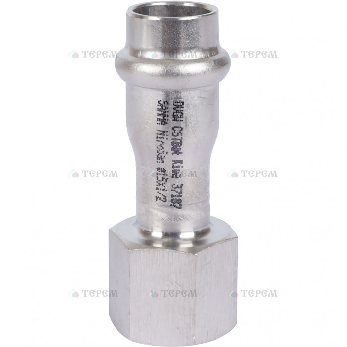 Sanha 9270G пресс-фит. нерж.сталь, муфта перех.ВПр-ВР, 15x1/2