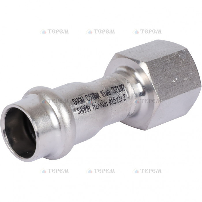 Sanha 9270G пресс-фит. нерж.сталь, муфта перех.ВПр-ВР, 15x1/2