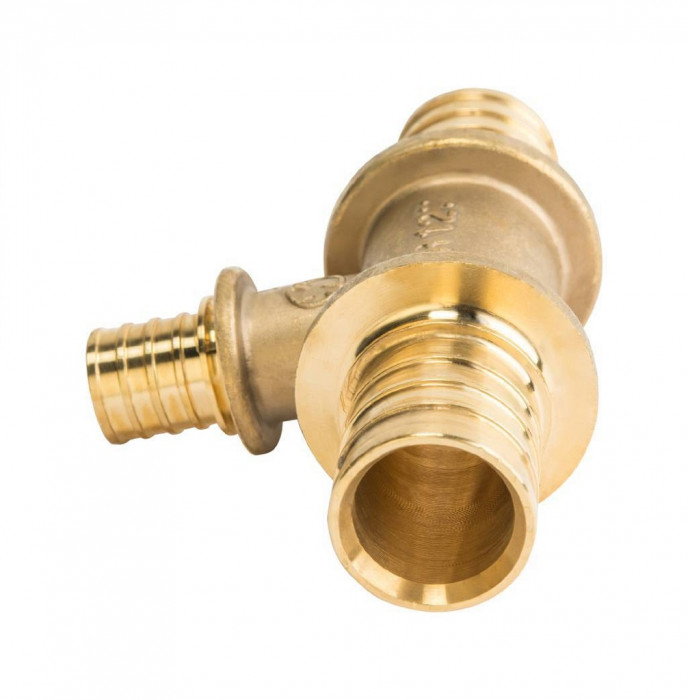 STOUT Тройник переходной 25x25x20 для труб из сшитого полиэтилена аксиальный