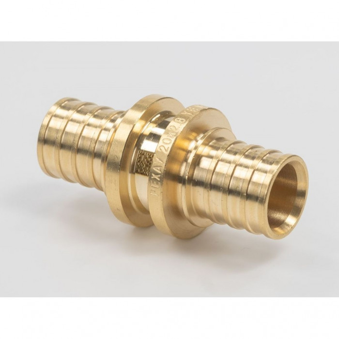 Муфта соединительная REHAU равнопроходная 20 MX для труб из сшитого полиэтилена аксиальная