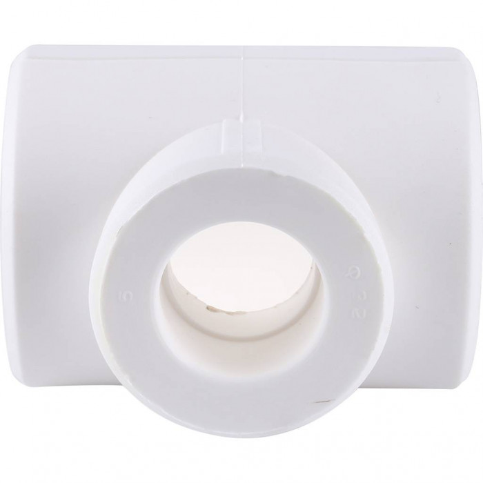 Тройник переходной Kalde 50x32x50 для полипропиленовых труб под сварку (цвет белый)