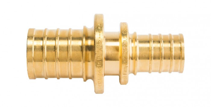 STOUT Муфта соединит. переходная для труб из сшитого полиэтилена (аксиал., 25x16)