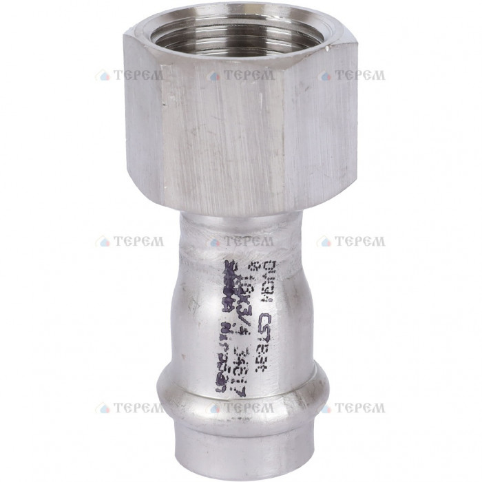 Sanha 9270G пресс-фит. нерж.сталь, муфта перех.ВПр-ВР, 18x3/4