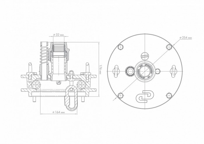 Оголовок скважинный ДЖИЛЕКС ОС 140-160/32