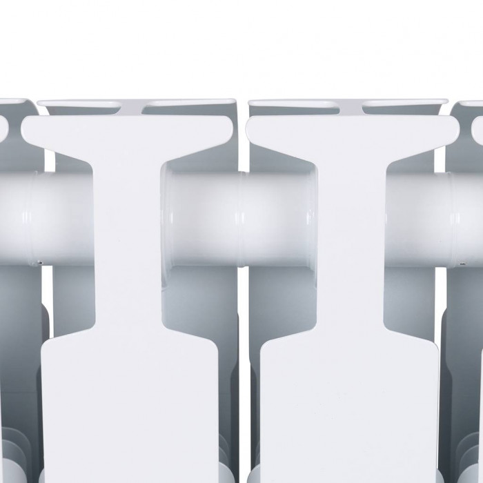 Биметаллический радиатор RIFAR MONOLIT 350, 14 секций, боковое подключение, белый