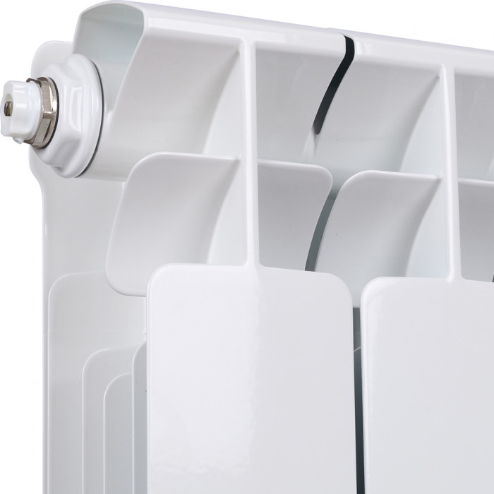 Биметаллический радиатор RIFAR BASE VENTIL 500, 7 секций, нижнее правое подключение, белый