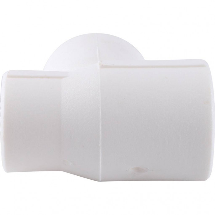 Тройник переходной Kalde 25х25х20 для полипропиленовых труб под сварку (цвет белый)