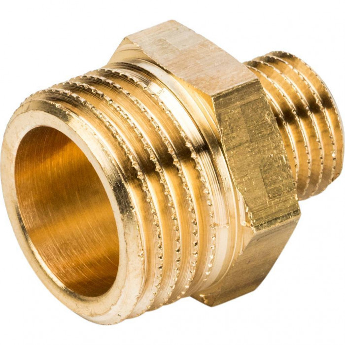 Ниппель НН STOUT переходной 1/2X1/4