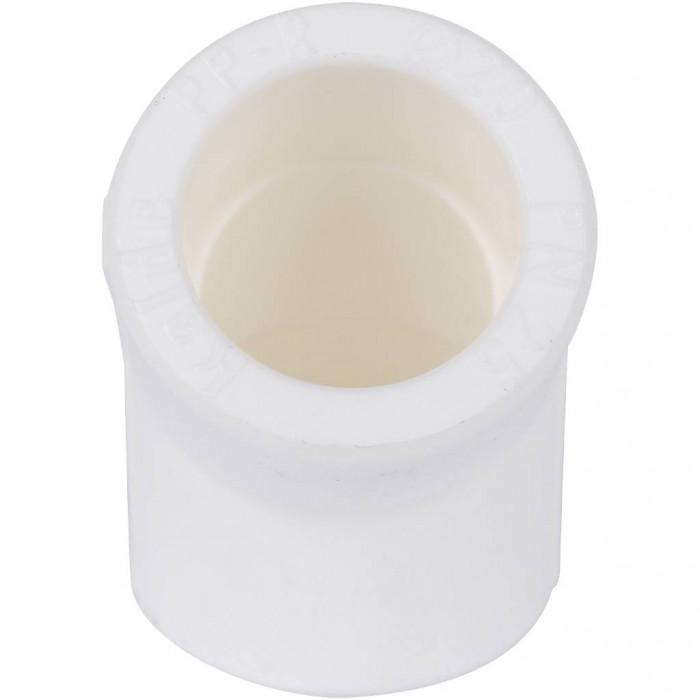 Kalde Kalde Россия d=20 Угольник 45* для полипропиленовых труб под сварку (цвет белый)