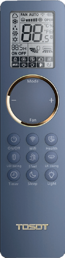 Инверторный кондиционер TOSOT Clivia Deluxe T24H-SCD/I/T24H-SCD/O