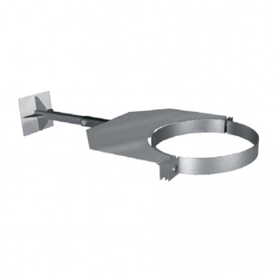 Консоль стеновая L250-500, D110, AISI 304 (Вулкан)