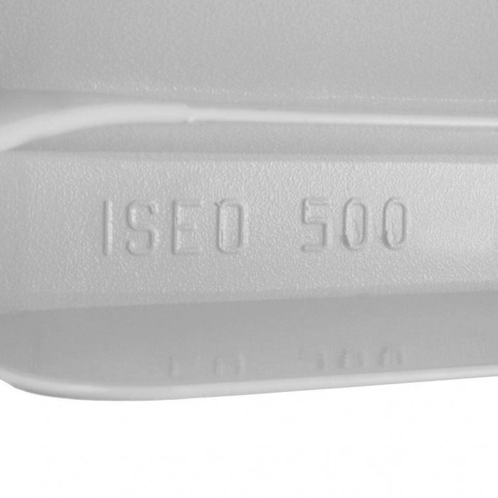 Алюминиевый радиатор Global ISEO 500 500, 8 секций, боковое подключение, белый