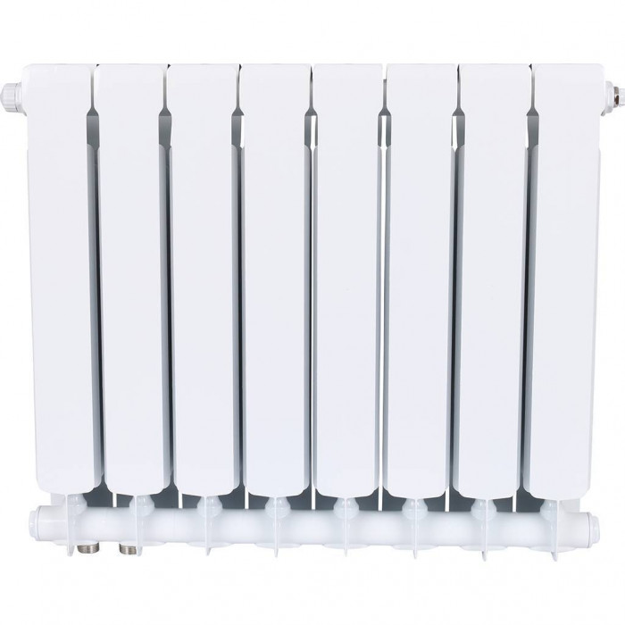 Биметаллический радиатор RIFAR BASE VENTIL 500, 13 секций, нижнее правое подключение, белый
