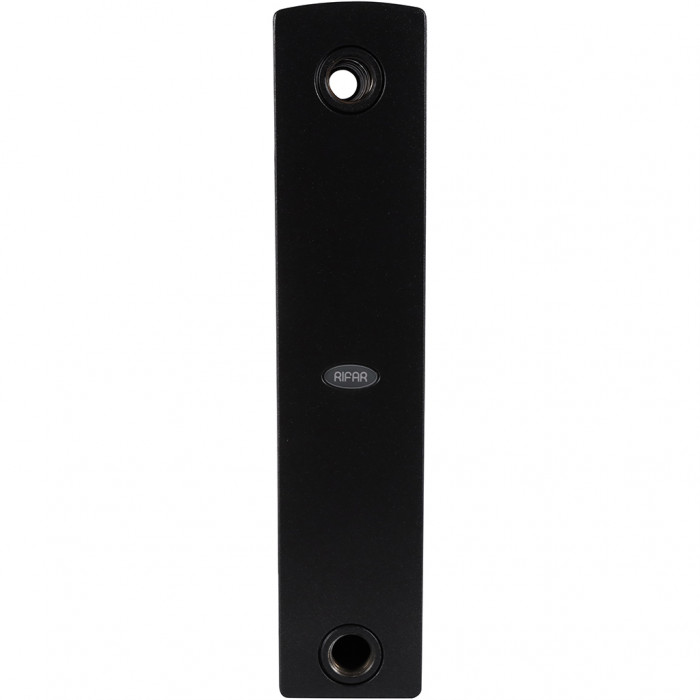 Биметаллический радиатор RIFAR SUPReMO VENTIL 350, 6 секций, нижнее правое подключение, черный