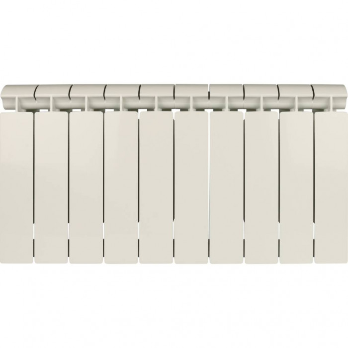 Биметаллический радиатор Global STYLE EXTRA 350, 10 секций, боковое подключение, белый