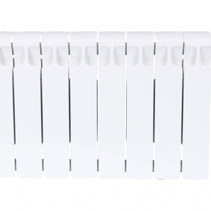 Биметаллический радиатор RIFAR MONOLIT 350, 8 секций, боковое подключение, белый