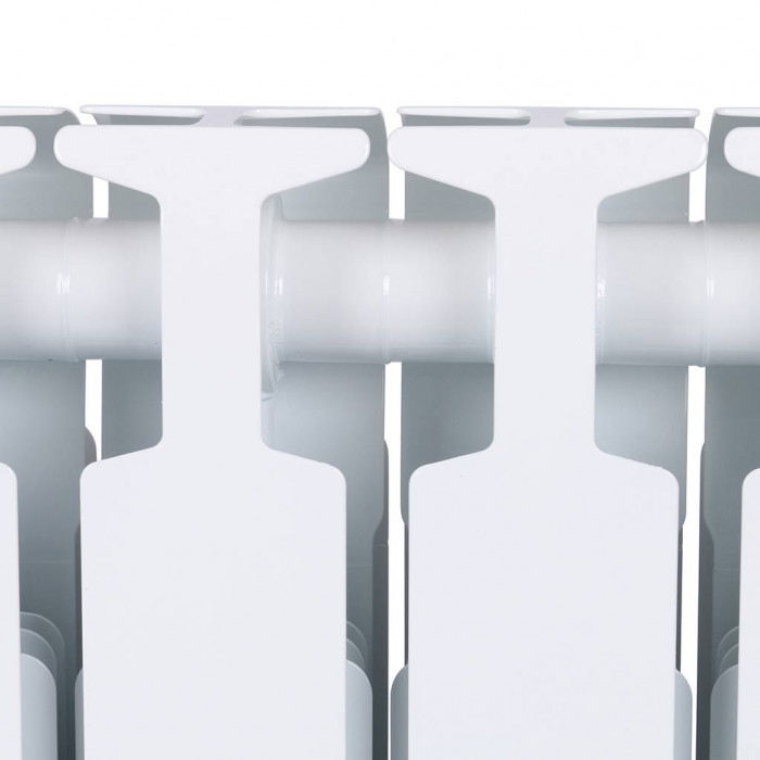 Биметаллический радиатор RIFAR MONOLIT 350, 8 секций, боковое подключение, белый