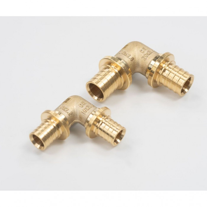 Угольник REHAU 90°, 16 MX для труб из сшитого полиэтилена аксиальный