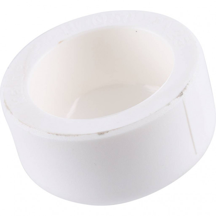 Kalde d=50 Заглушка для полипропиленовых труб под сварку (цвет белый)