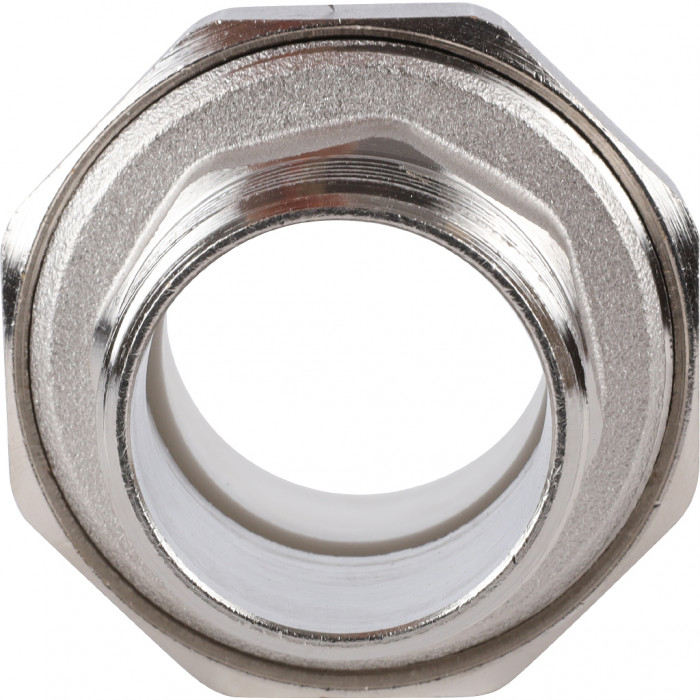 Политэк Политэк White fittings 40х1 1/4 Муфта разъемная с наружной резьбой для полипропиленовых труб под сварку (цвет белый)