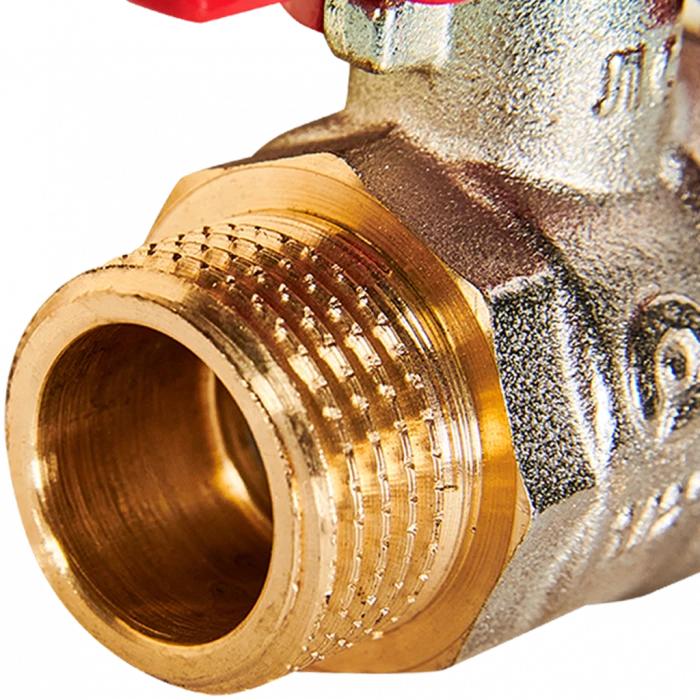 Кран шаровой ROMMER НР/НР, ручка бабочка 1/2