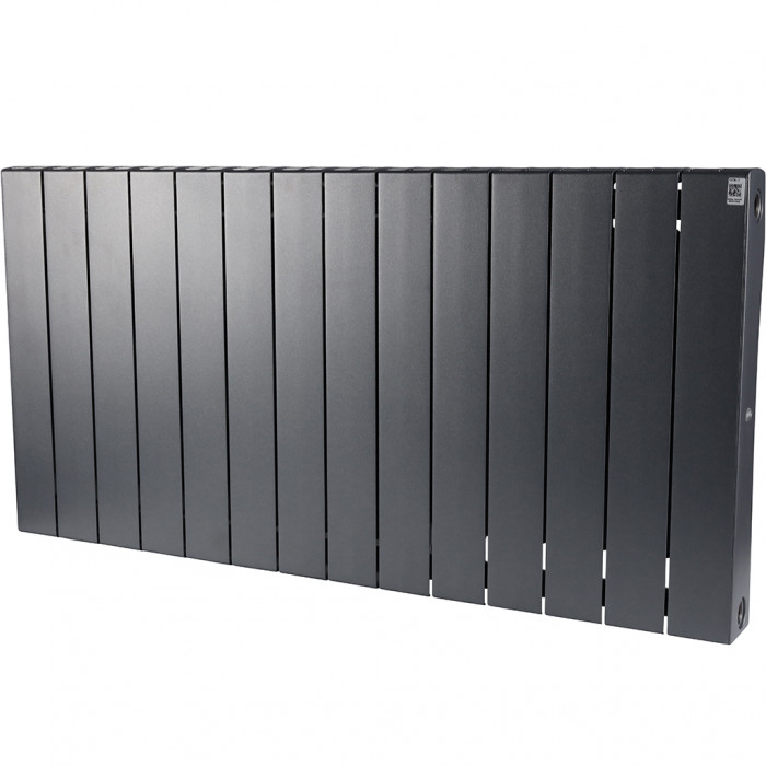 Биметаллический радиатор RIFAR SUPReMO 500, 14 секций, боковое подключение, черный