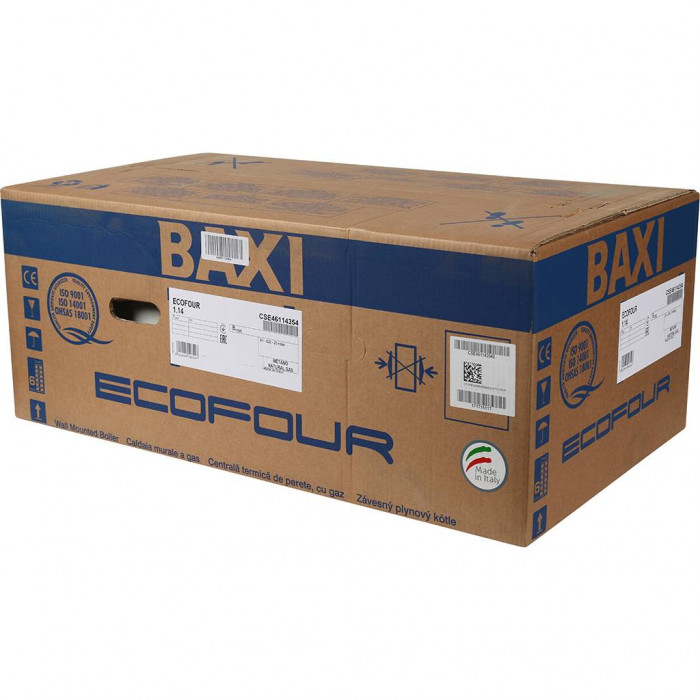 Настенный газовый котел Baxi ECO Four 1.14, атмосферный, одноконтурный