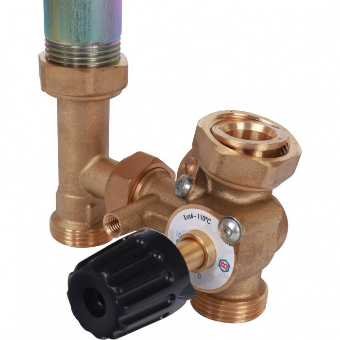 Насосная группа STOUT SDG-0007 с 3-х ходовым приводным смесителем 3/4 без насоса