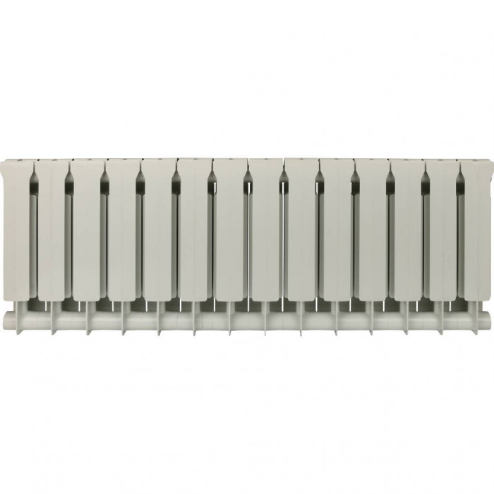 Биметаллический радиатор Global STYLE EXTRA 350, 14 секций, боковое подключение, белый