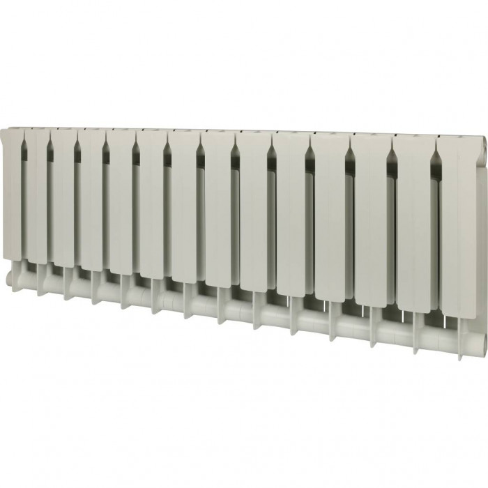 Биметаллический радиатор Global STYLE EXTRA 350, 14 секций, боковое подключение, белый