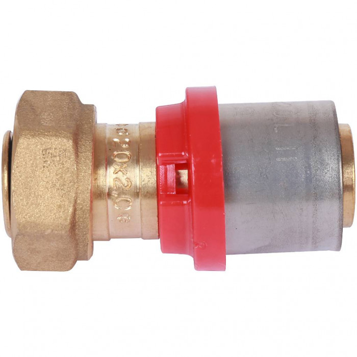 TIEMME Переходник с накидной гайкой 20х2,0х1/2